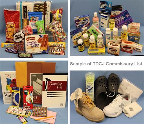 Although there is no way to isolate <b>commissary</b> spending specifically, the Texas Department of Criminal Justice (<b>TDCJ</b>) lists its expenditures by category. . Tdcj commissary list